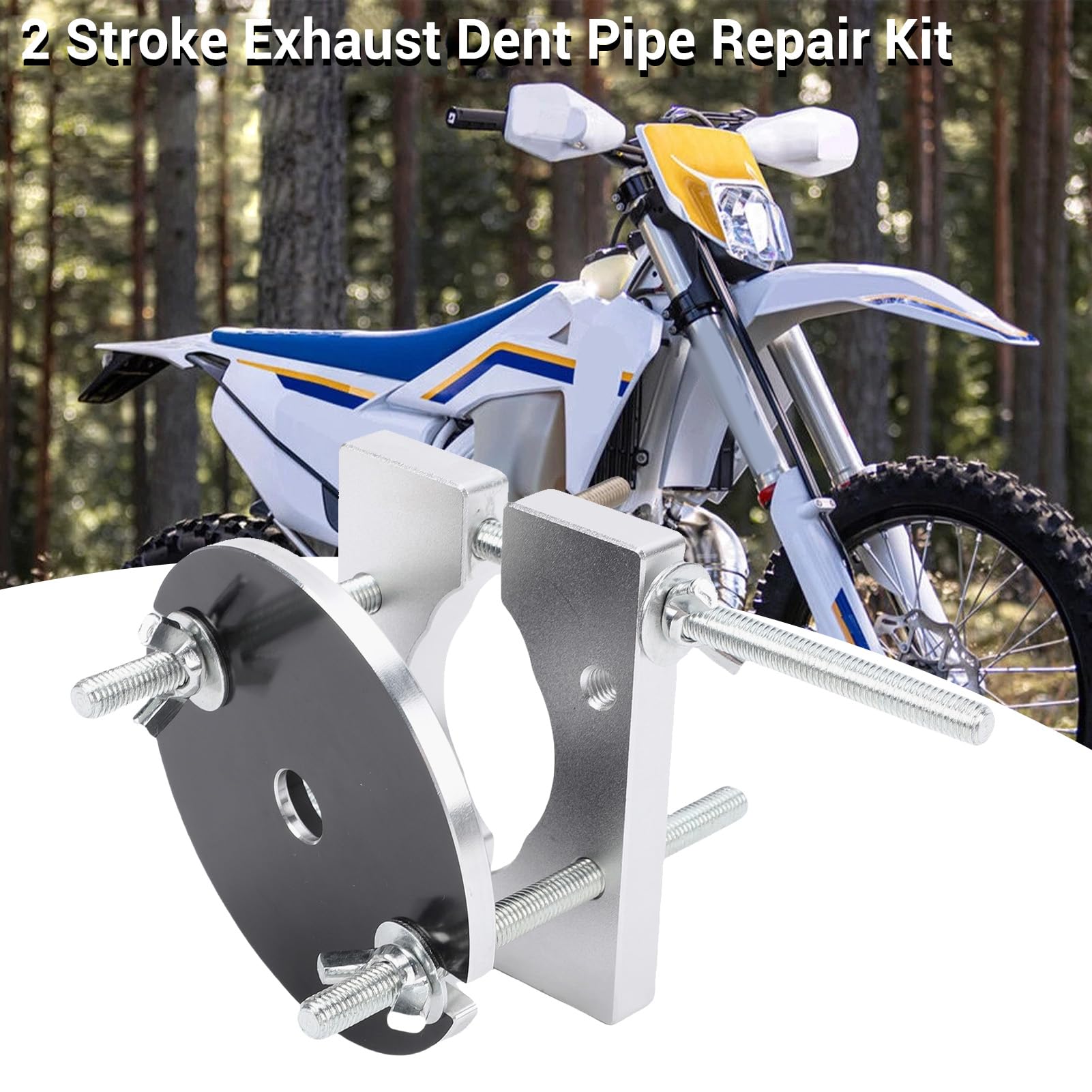 2ストバイク チャンバー修復キット エキゾースト マフラー凹み修復 Amazon | Hibeauty バイクエキゾーストパイプ凹み修理キット 金属製
